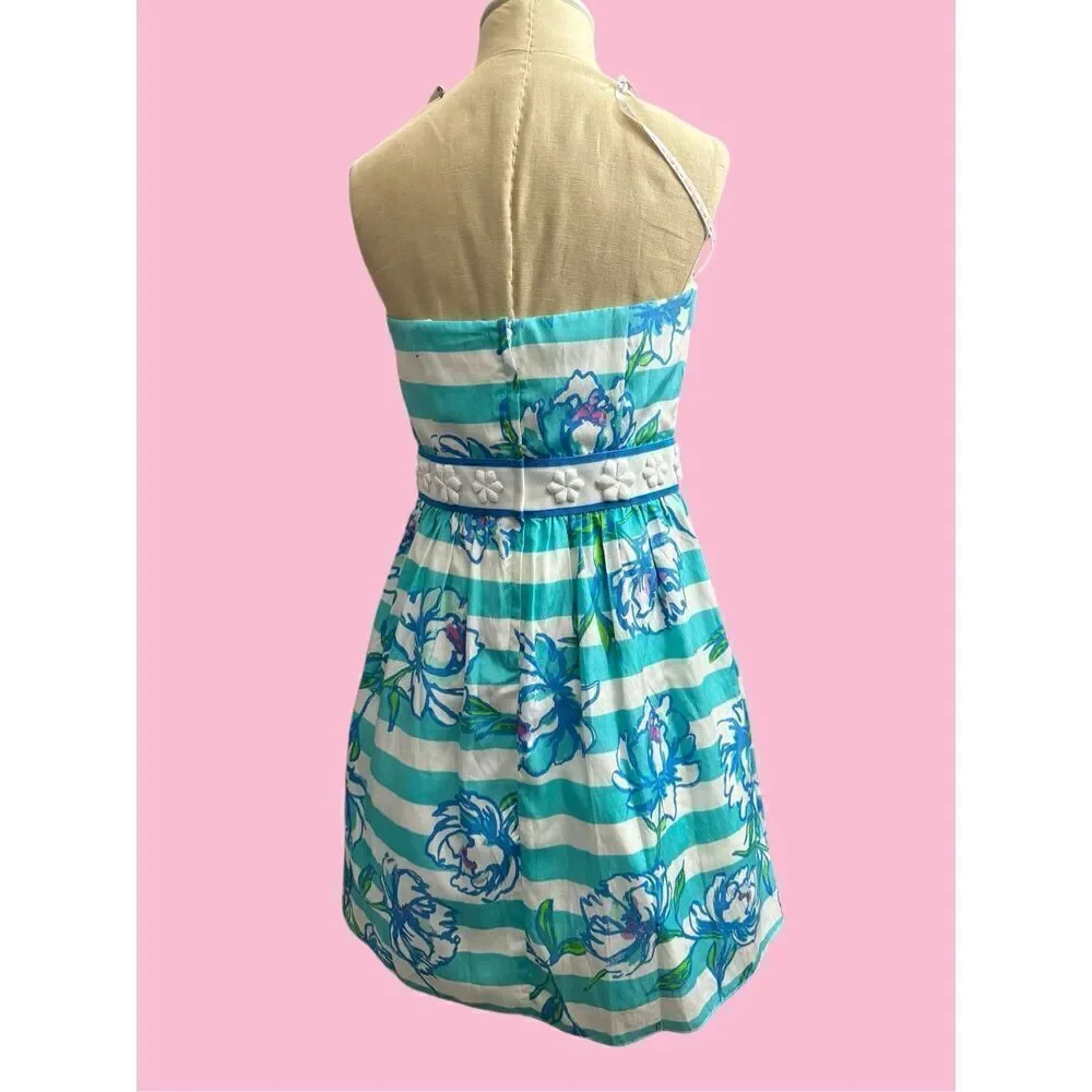 Lilly Pulitzer Langley Embellished Silk Dress / SZ: 4 / EUC - Picture 3 of 7